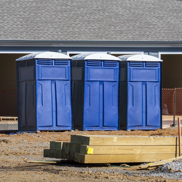 what is the maximum capacity for a single portable restroom in Cambridge